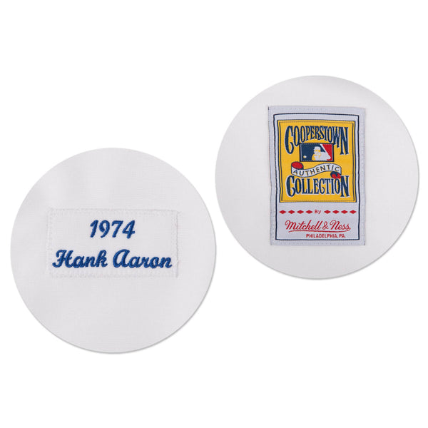 [722940074HAARO] Mens Mitchell & Ness MLB Authentic Jersey Atlanta Braves Hank Aaron 1974