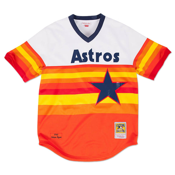 [722941180NRYAN] Mens Mitchell & Ness MLB Authentic Jersey Houston Astros Nolan Ryan 1980