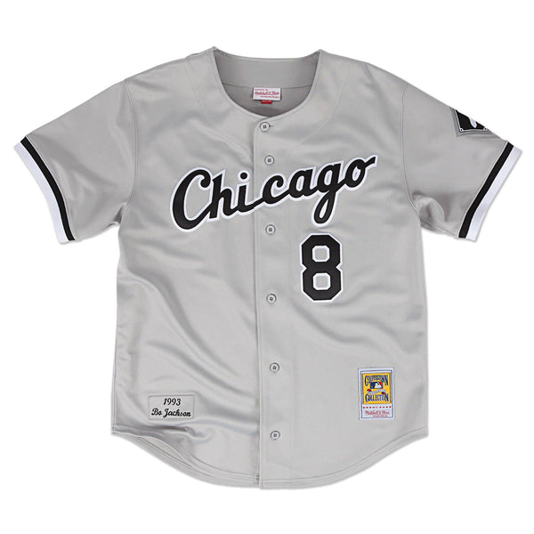 [72294AW93BJAC1] Mens Mitchell & Ness MLB Authentic Jersey Chicago White Sox Bo Jackson 93