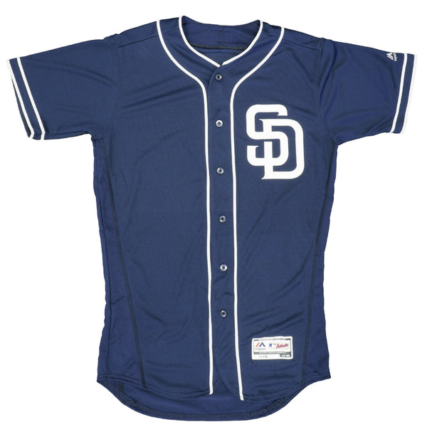 Mens MLB San Diego Padres Authentic On Field Flex Base Jersey - Navy Alternate