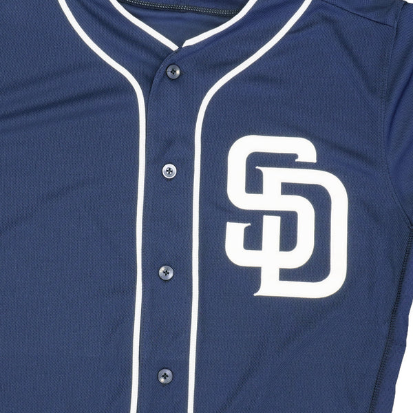 Mens MLB San Diego Padres Authentic On Field Flex Base Jersey - Navy Alternate