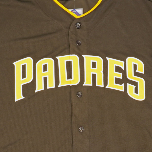 Mens MLB San Diego Padres Authentic On Field Flex Base Jersey - Brown Alternate