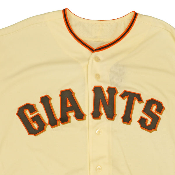 Mens MLB San Francisco Giants Authentic On Field Flex Base Jersey - Home Cream