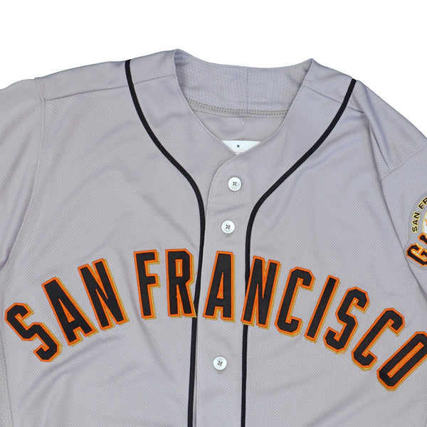 Mens MLB San Francisco Giants Authentic On Field Flex Base Jersey - Road Gray