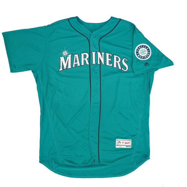 Mens MLB Seattle Mariners Authentic On Field Flex Base Jersey - Green Alternate