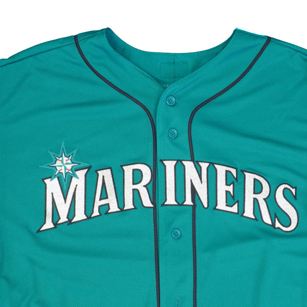 Mens MLB Seattle Mariners Authentic On Field Flex Base Jersey - Green Alternate