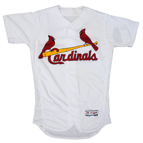Mens MLB St. Louis Cardinals Authentic On Field Flex Base Jersey - Home White