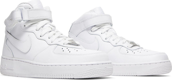 [DD9625-100] Womens Nike Air Force 1 Mid 'Triple White' (W)