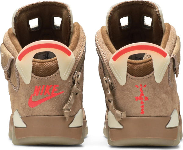 [DH0693-200] Preschool Air Jordan Retro 6 'Travis Scott British Khaki' (PS)