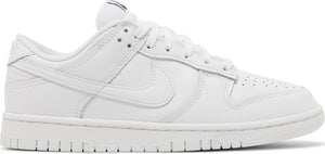 [DD1503-109] Womens Nike DUNK LOW 'TRIPLE WHITE (2021)' (W)