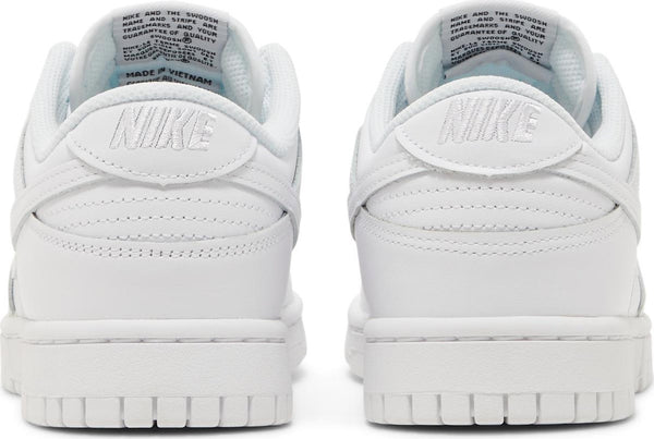 [DD1503-109] Womens Nike DUNK LOW 'TRIPLE WHITE (2021)' (W)