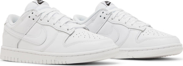 [DD1503-109] Womens Nike DUNK LOW 'TRIPLE WHITE (2021)' (W)