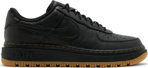 [DB4109-001] Mens Nike Air Force 1 Low Luxe 'Black Gum'