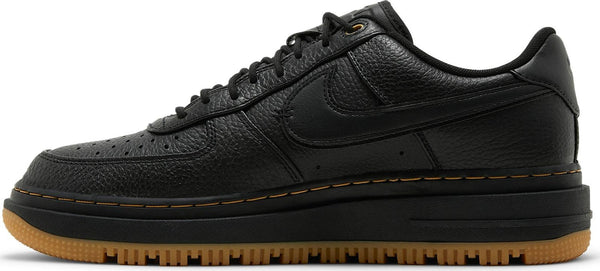 [DB4109-001] Mens Nike Air Force 1 Low Luxe 'Black Gum'