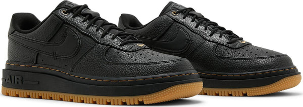 [DB4109-001] Mens Nike Air Force 1 Low Luxe 'Black Gum'