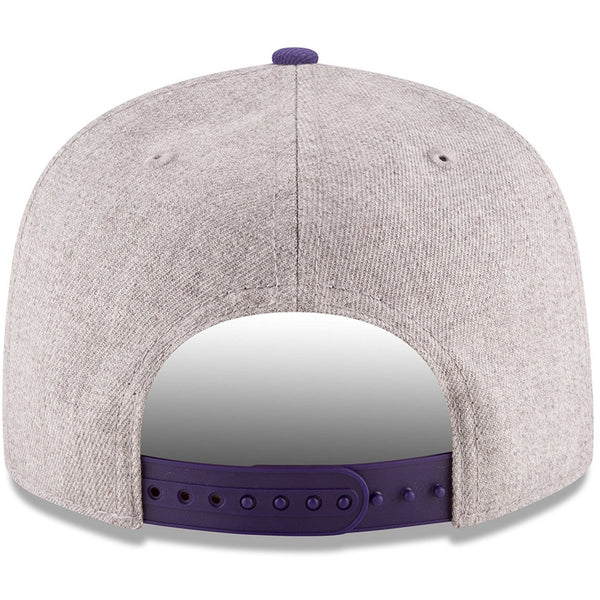 [70353675] Mens New Era NBA 950 2-Tone Heather Gray Snapback Cap Charlotte Hornets