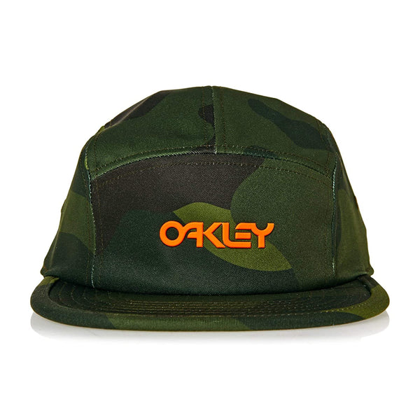 [912021-982] Mens Oakley 5 Panel Cotton Camou Strapback Hat
