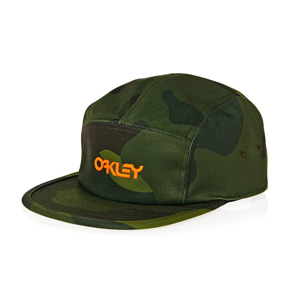 [912021-982] Mens Oakley 5 Panel Cotton Camou Strapback Hat