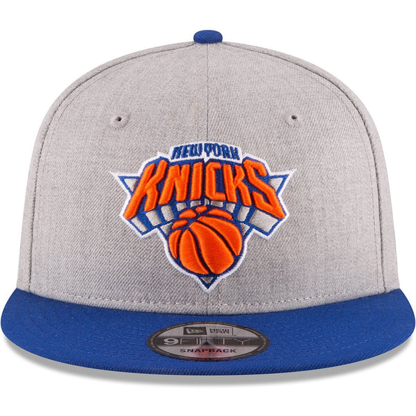 [70353734] Mens New Era NBA 950 2-Tone Heather Gray Snapback Cap New York Knicks