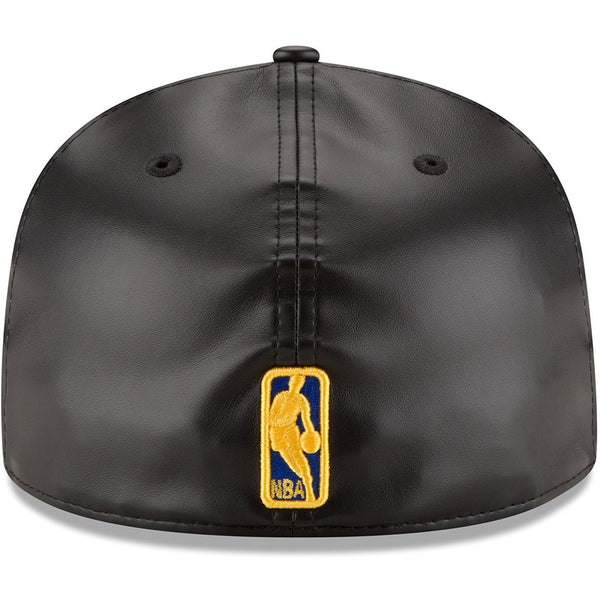 [70344048] Mens New Era NBA 59Fifty Faux Leather Fitted Cap Golden State Warriors