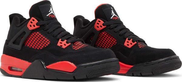 [408452-016] Grade School Air Jordan Retro 4 Red Thunder (GS)