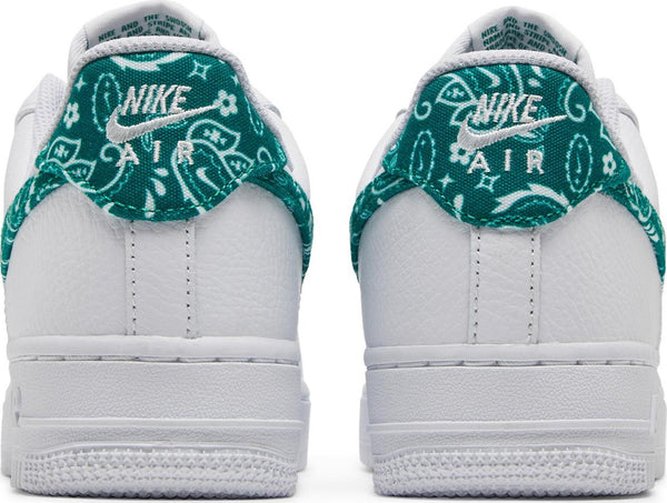 [DH4406-102] Womens Nike Air Force 1 Low '07 Essential 'White Green Paisley'