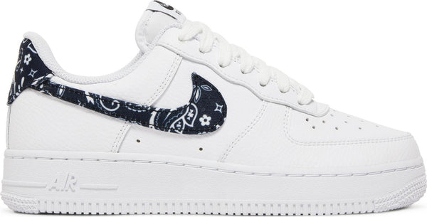 [DH4406-101] Womens Nike Air Force 1 Low '07 Essential (W) 'White Black Paisley'