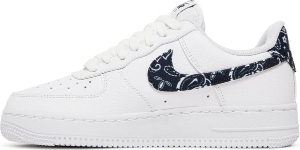 [DH4406-101] Womens Nike Air Force 1 Low '07 Essential (W) 'White Black Paisley'