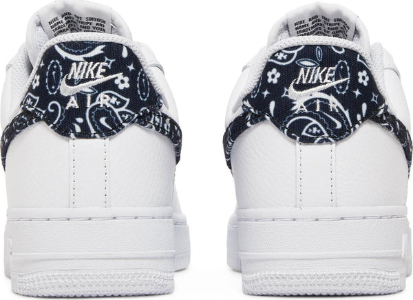 [DH4406-101] Womens Nike Air Force 1 Low '07 Essential (W) 'White Black Paisley'