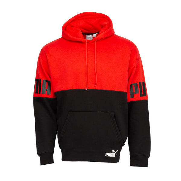 [846795-11] Mens Puma Power Colorblock Hoodie Fleece