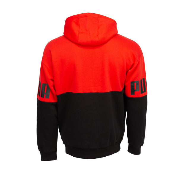 [846795-11] Mens Puma Power Colorblock Hoodie Fleece