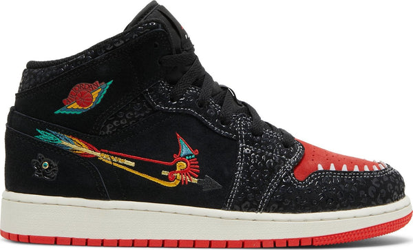 [DN5121-001] Grade School Air Jordan Retro 1 Mid (GS) 'Siempre Familia'