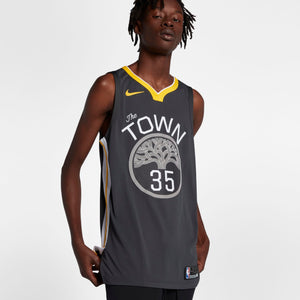 [863152-061] Mens Nike NBA Golden State Warriors The Town Authentic Jersey - Kevin Durant