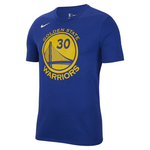 [870774-496] Mens Nike NBA Golden State Warriors Steph Curry Name & Number Tee