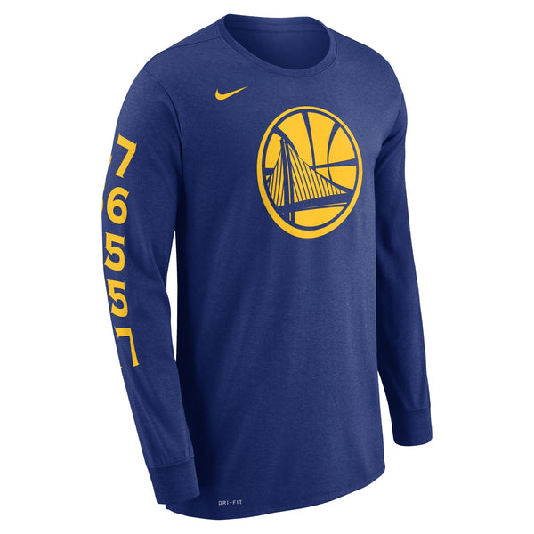 [873930-495] Mens Nike NBA Golden State Warriors Legacy Long Sleeve T-Shirt