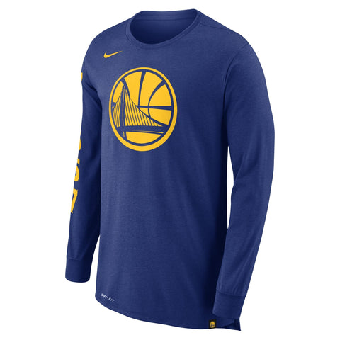 [873930-495] Mens Nike NBA Golden State Warriors Legacy Long Sleeve T-Shirt