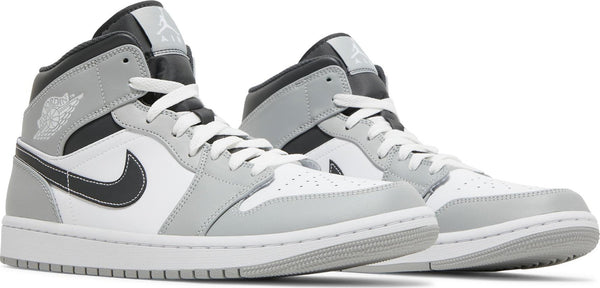 [554724-078] Mens Air Jordan Retro 1 Mid 'Light Smoke Grey Anthracite'