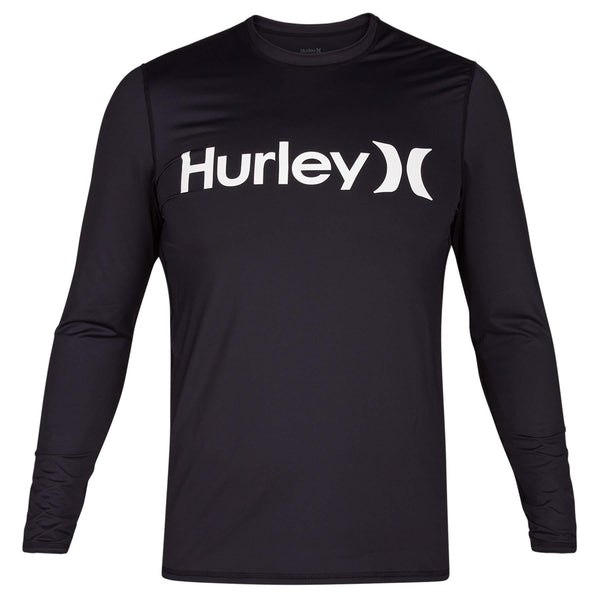 [894629-010] Mens Hurley One & Only Long Sleeve Sun Protection Rashguard
