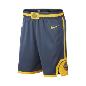 [912102-427] Mens Nike NBA Golden State Warriors Swingman Shorts Monsoon