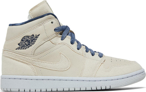 [DM9126-104] Womens Air Jordan Retro 1 Mid SE (W) 'Sanddrift'