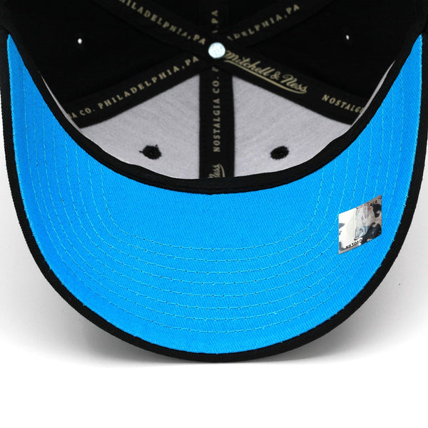 [6LSSMO19315-MHEBLCK] MENS NBA MIAMI HEAT NEON VICE LIGHTS WORDMARK LOW SNAPBACK