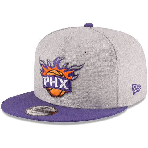 [70353741] Mens New Era NBA 950 2-Tone Heather Gray Snapback Cap Phoenix Suns