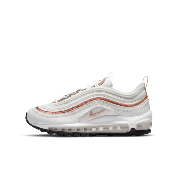[921522-109] Grade School Nike AIR MAX 97 GS 'WHITE METALLIC RED BRONZE'