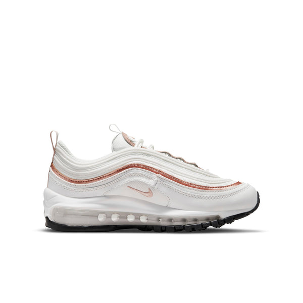 [921522-109] Grade School Nike AIR MAX 97 GS 'WHITE METALLIC RED BRONZE'