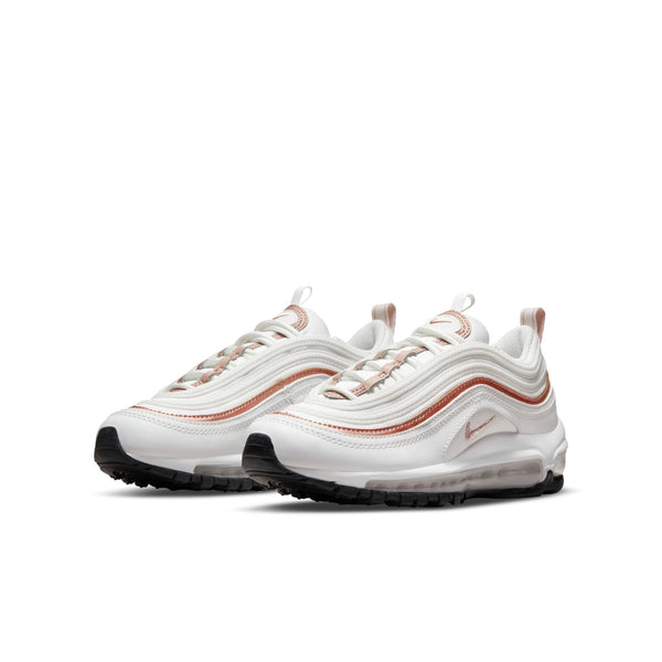 [921522-109] Grade School Nike AIR MAX 97 GS 'WHITE METALLIC RED BRONZE'