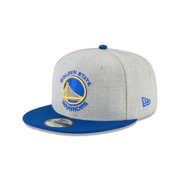 [70353707] Mens New Era NBA 950 2-Tone Heather Gray Snapback Cap Golden State Warriors