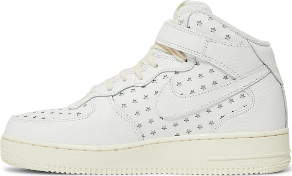 [DV3451-100] Womens Nike AIR FORCE 1 MID 'CUT OUT STARS SUMMIT WHITE'