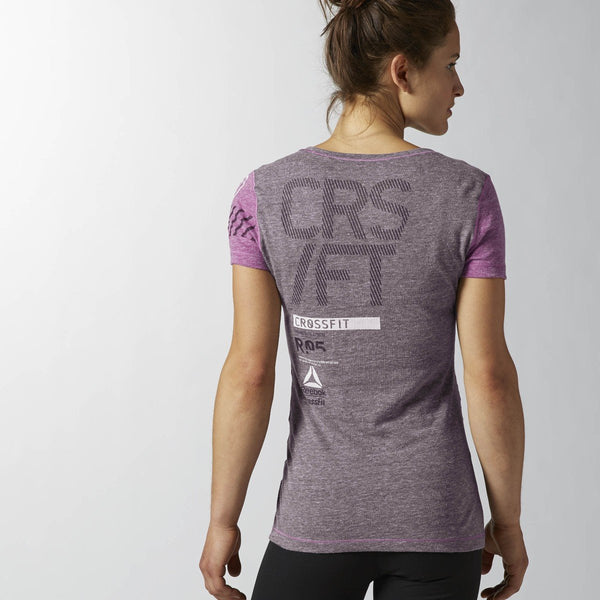 [AB4211] Womens Reebok RCF Crossfit SS Tri Graphic Tee