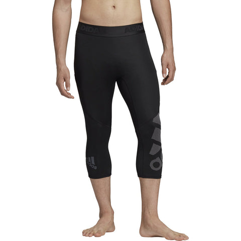 [DU0894] Mens Adidas Alphaskin Badge Of Sport 3/4 Tights