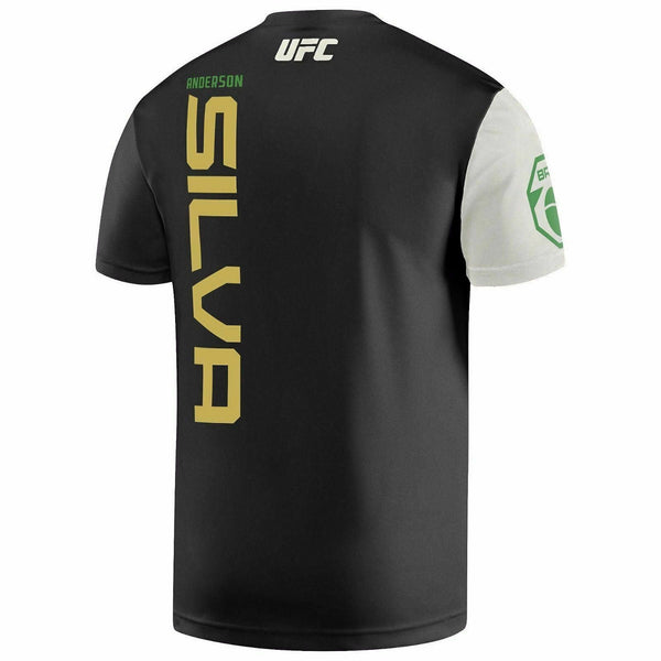 [AH7924] Mens Reebok UFC Official Fighter Jersey Shirt - Anderson Silva